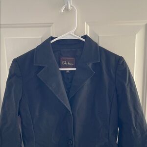Cole Haan Women's Black Trench Coat